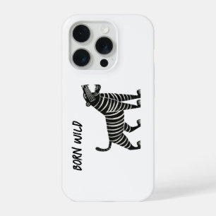 Illustration de Tigre Rayé – Anima Folk Minimalist
