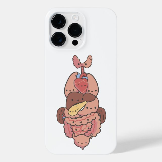 COQUE iPhone ILLUSTRATION ÉDUCATIVE DE L'ANATOMIE HUMAINE (Verso)