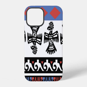 Coque iPhone 12 Illustration ethnique amérindienne