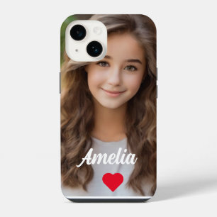 Coque Pour iPhone 14 Image personnalisée écriture moderne Nom amour