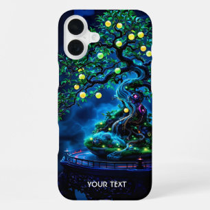 Coque iPhone 16 Plus Imaginaire Belle Bonsai Arbre Lumières