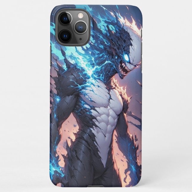 Coque iPhone Imaginaire / Kaiju Téléphone (Dos)