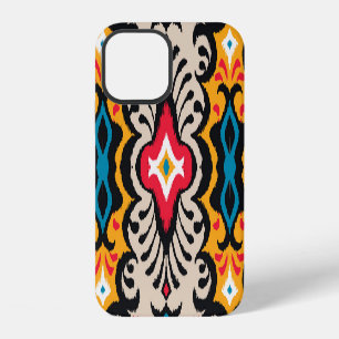 Coque iPhone 12 Impression bandana : Soie paisley vintage.