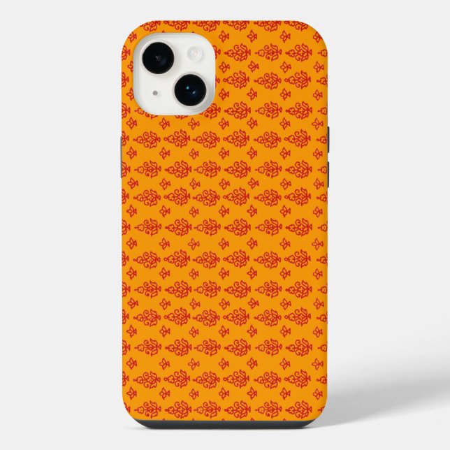Coque iPhone Impression de bloc Boho Inde (Verso)