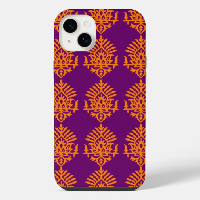 Coque iPhone Impression de bloc Boho Inde (Verso)