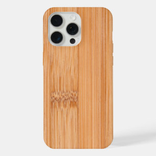 Impression élégante et cool en bois de bambou brun
