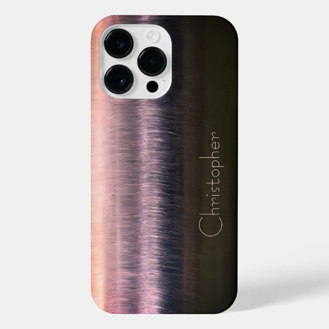 Coque iPhone Impression en acier inoxydable en bronze de titane (Verso)
