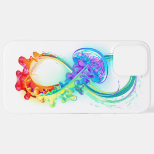 Coque iPhone 12 Pro Max Infinity avec Rainbow Jellyfish