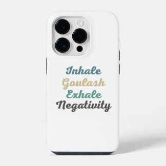 Coque Pour iPhone 14 Plus Inhale Goulash Exhale Négativité Téléphone