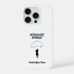 Introvert Energy – Étui pour iPhone avec citation
