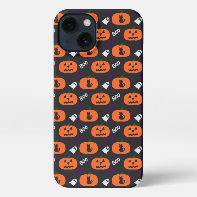 Coque iPhone iPhone 13 Halloween coque design. (Verso)