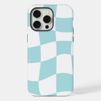 iPhone 15 Pro Max | Coque Turquoise Checkerboard