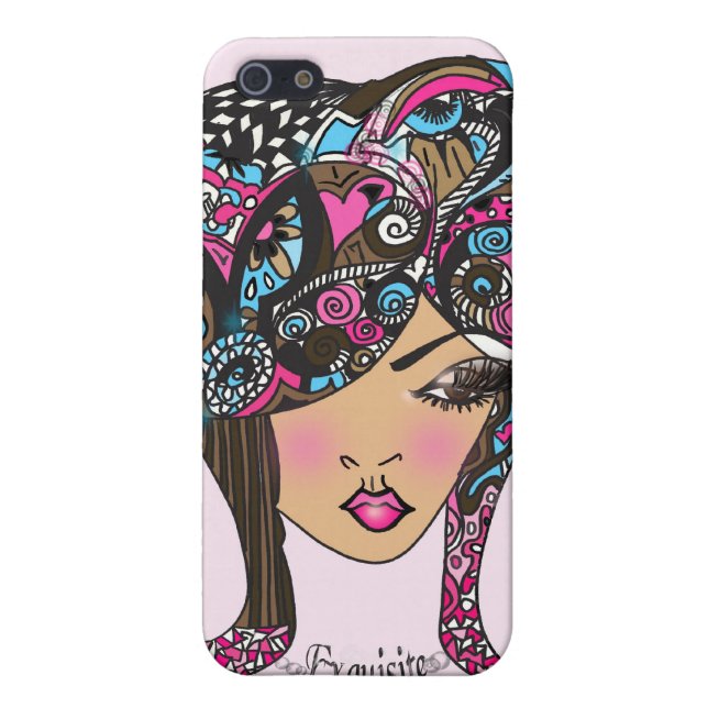 Coque iPhone iPhone 4 de Madamoiselle Mimi Le Exquisite Girlie (Dos)