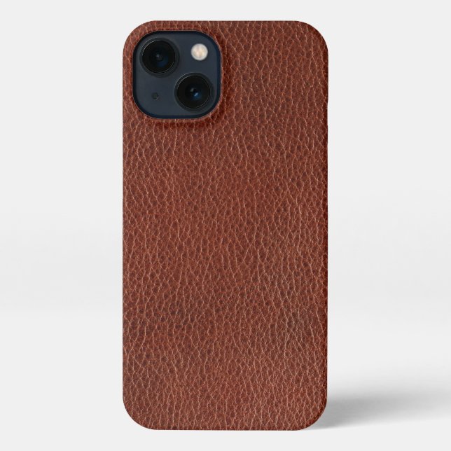 Coque iPhone iPhone en cuir 13 (Verso)