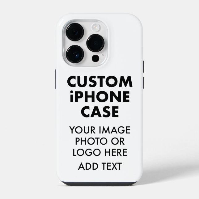 Coque iPhone Iphone personnalisé 14 PRO BUDGET TOUGH (Verso)
