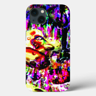 Etui iPhone 13 Iridescente Lumineuse Multicolor Organique Unique