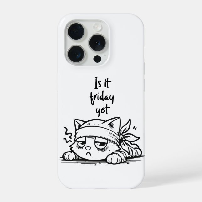 Coque iPhone Is it Friday yet (Verso)