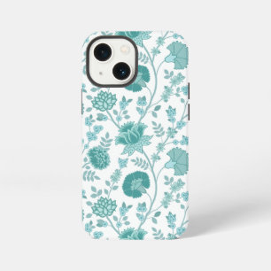 Etui iPhone 13 Mini Jacobean Floral Big Motif Tee sur blanc