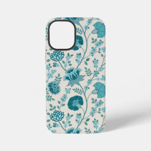 Coque iPhone 12 Mini Jacobean Floral Big Motif Tee sur Crème