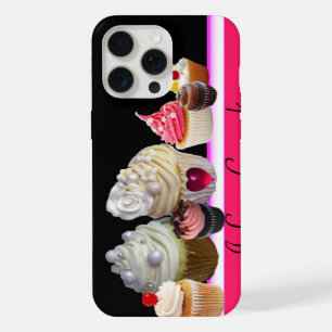 J'ADORE LES DÉLICIEUX CUPCAKES Rose,Fuchsia Blanc