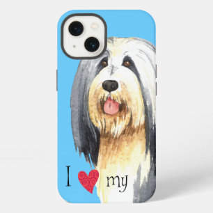 Etui iPhone 13 J'adore mon Colley barbu