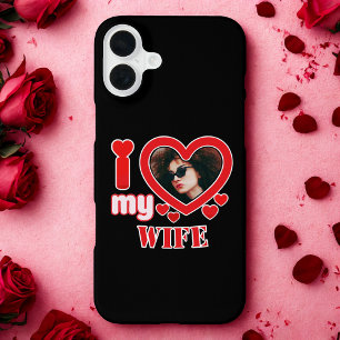 Coque iPhone 16 Plus J'aime ma femme Personnalisé