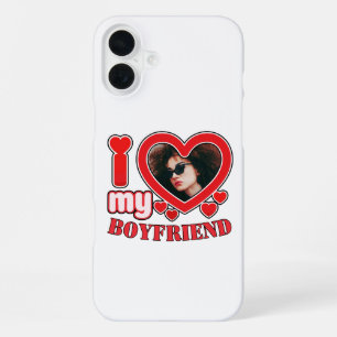 Coque iPhone 16 Plus J'Aime Mon Petit Ami   J'Coeur Mon Petit Ami