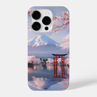 Coque Pour iPhone 14 Plus Japanese Cherry Blossom & Mount Fuji iPhone Case –
