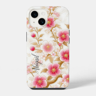 Coque Pour iPhone 14 japanese cherry blossoms