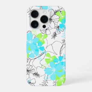 Coque iPhone 16 Pro Jardin de minuit Hawaïen Hibiscus Floral
