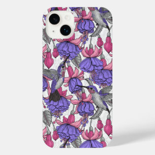 Jardin des colibris en rose et rose