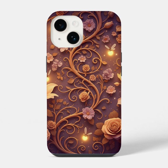 Coque iPhone Jardin Enchanté crépusculaire (Verso)