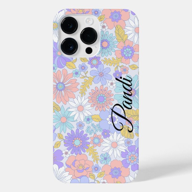 Coque iPhone jardin fleuri personnalisé (Verso)