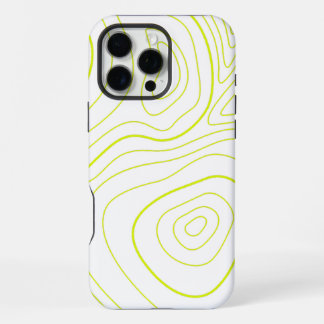 Coque iPhone 16 Pro Max jaune beau abstrait