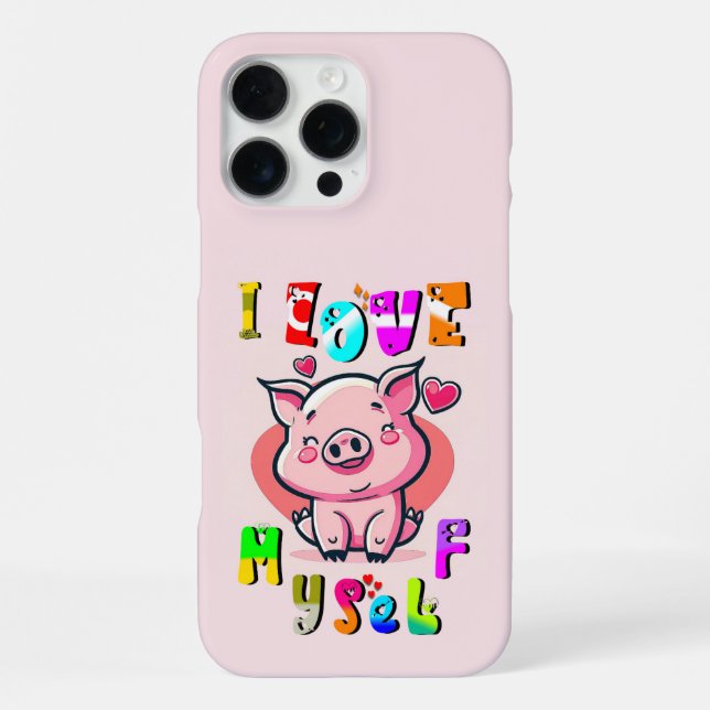 Coque iPhone Je M'Aime (Verso)