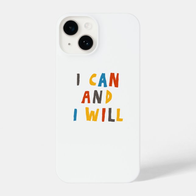 Coque iPhone Je Peux Et Je Veux (Verso)