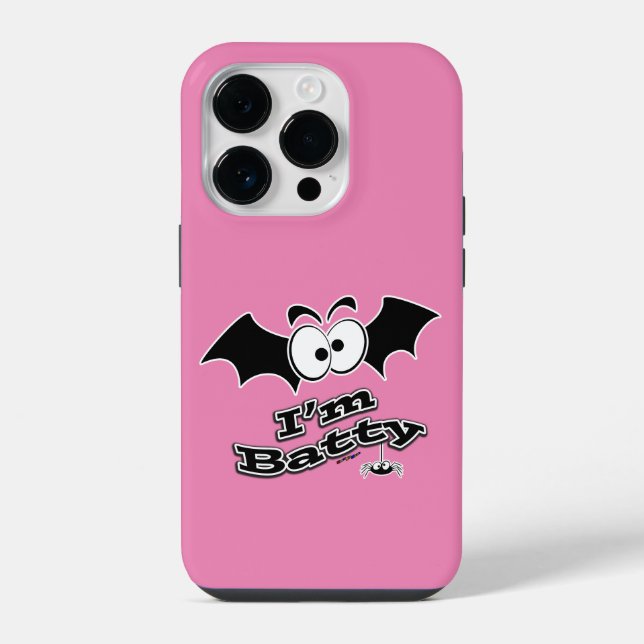 Coque iPhone Je suis Batty Crazy Eyes (Verso)