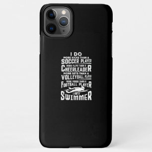 Coque iPhone 11Pro Max Je Suis Un Swimmer Amusant Piscine Piscine Louveur