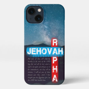 Etui iPhone 13 Jehovah Rapha - Le Seigneur Qui Guérit