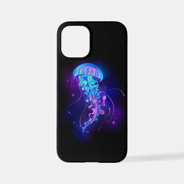 Coque iPhone Jellyfish éclatante couleur (Verso)