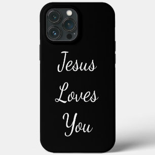 Etui iPhone 13 Pro Max Jésus vous aime