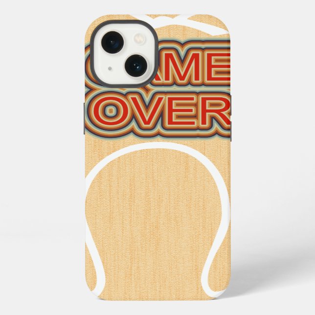 Coque iPhone Jeu Drôle Terminé (Verso)