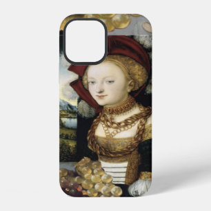 COQUE iPhone 12 JEUNE FILLE, RAISINS ET VIN DE VIGNE ANTIQUE