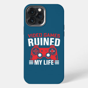 Etui iPhone 13 Pro Max Jeux Vidéos J'ai ruiné ma vie, la vie des joueurs
