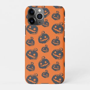 Coque iPhone 11Pro Joli Citrouille effrayé face aux jours d'Hallowee