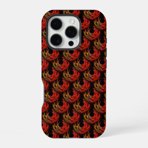 Coque iPhone 16 Pro Joli motif d'art abstrait bohème élégant moderne #