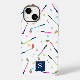 Coque Pour iPhone 14 Joli motif de golf personnalisé avec monogramme po