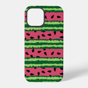 Coque iPhone 12 Pro Joli motif pastèque rose et vert