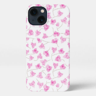 Etui iPhone 13 Jolie Bourgenvilla rose