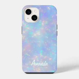 Coque Pour iPhone 14 Jolies Faux Couleurs Opalescentes